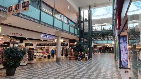 Einkaufspassage: Die Architektur des Messeparks ist im Wesentlichen seit über 30 Jahren unverändert