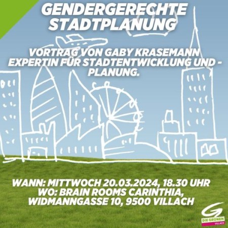 Gendergerechte Stadtplanung, Vortrag Gaby Krasemann