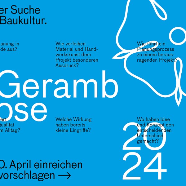 Ausschreibung GerambRose 2024, Grafische Gestaltung: Viktoria Hohl